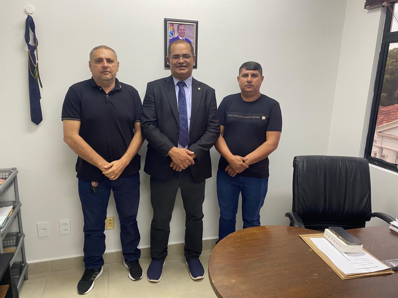 VISITA AO GABINETE DO DEPUTADO ESTADUAL TANIZIO SÁ
